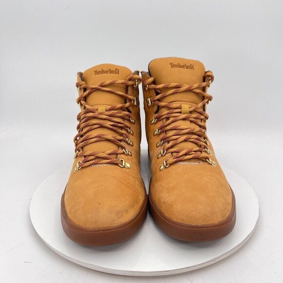 Timberland Groveton Alpine Men Size 13 6918B Brown Wheat Nubuck Leather Boot - Picture 2 of 14